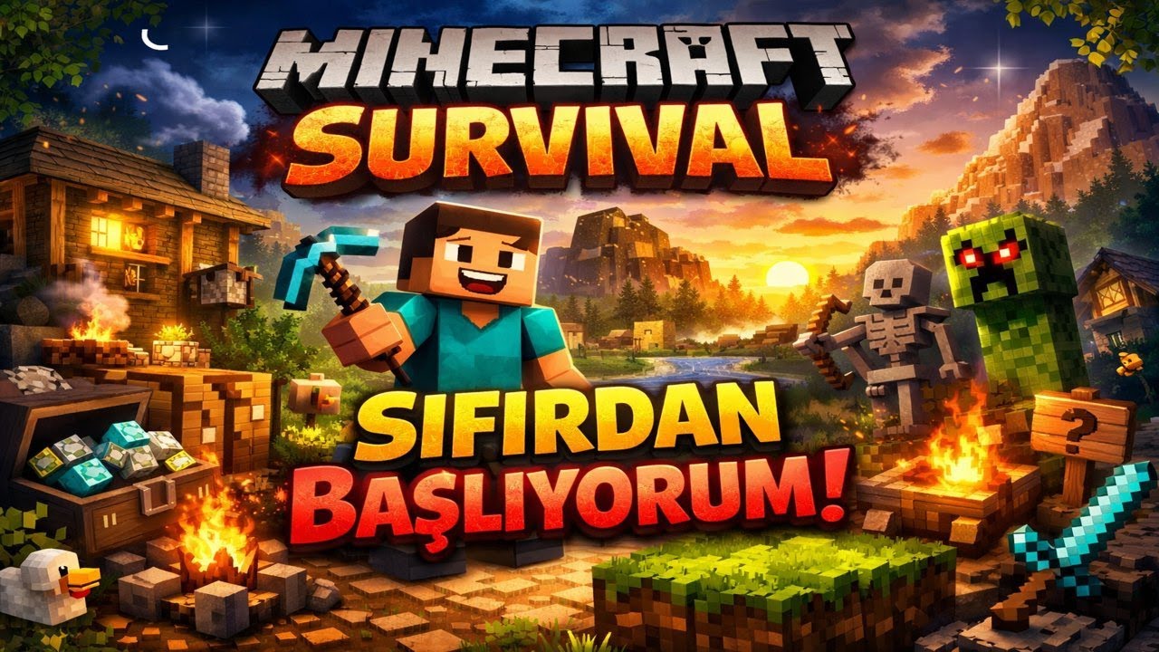 BU DÜNYA DA TEKRAR YAŞAYABİLECEK MİYİM? | Minecraft Survival
