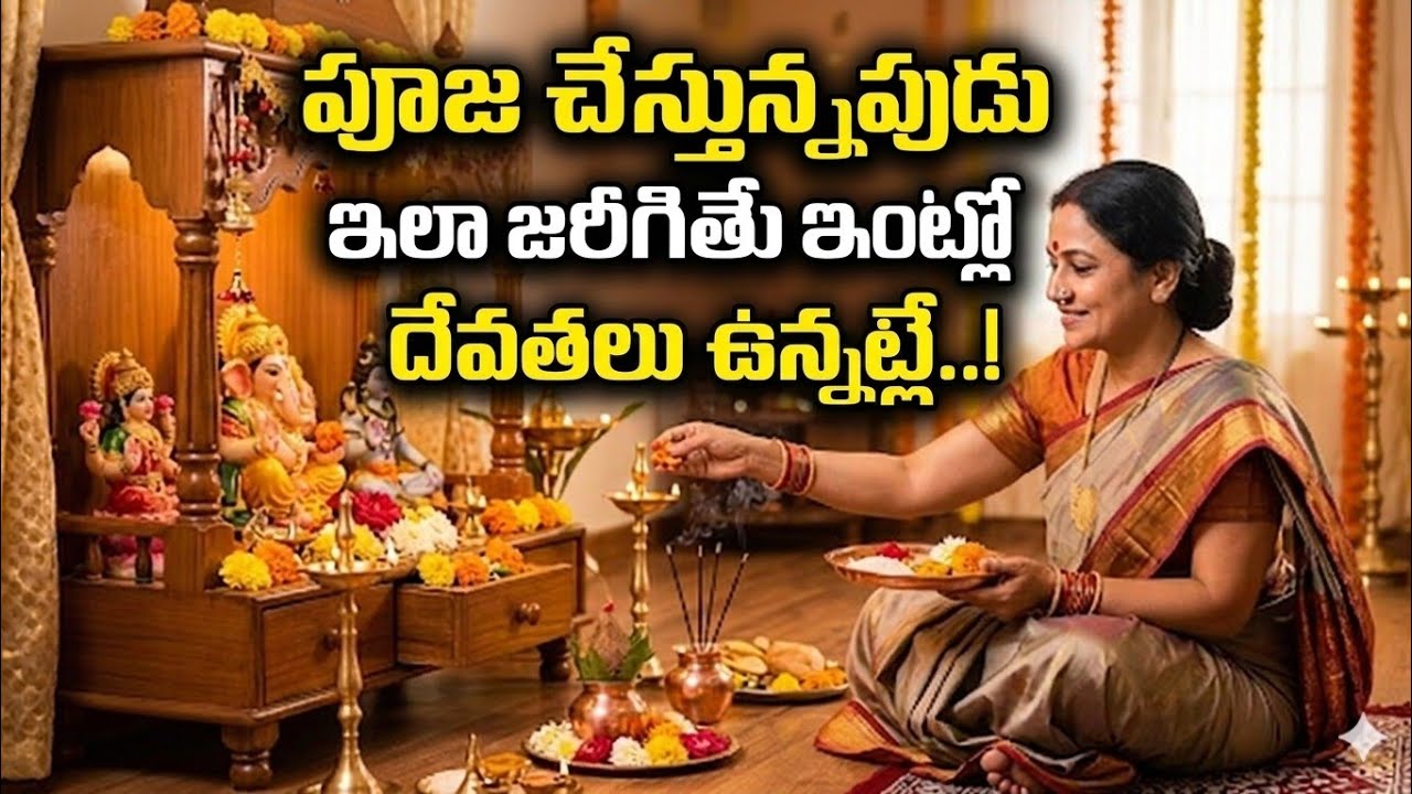  పూజ చేస్తున్నప్పుడు ఇలా జరిగితే మీ ఇంట్లో దేవతలు ఉన్నట్టే!  