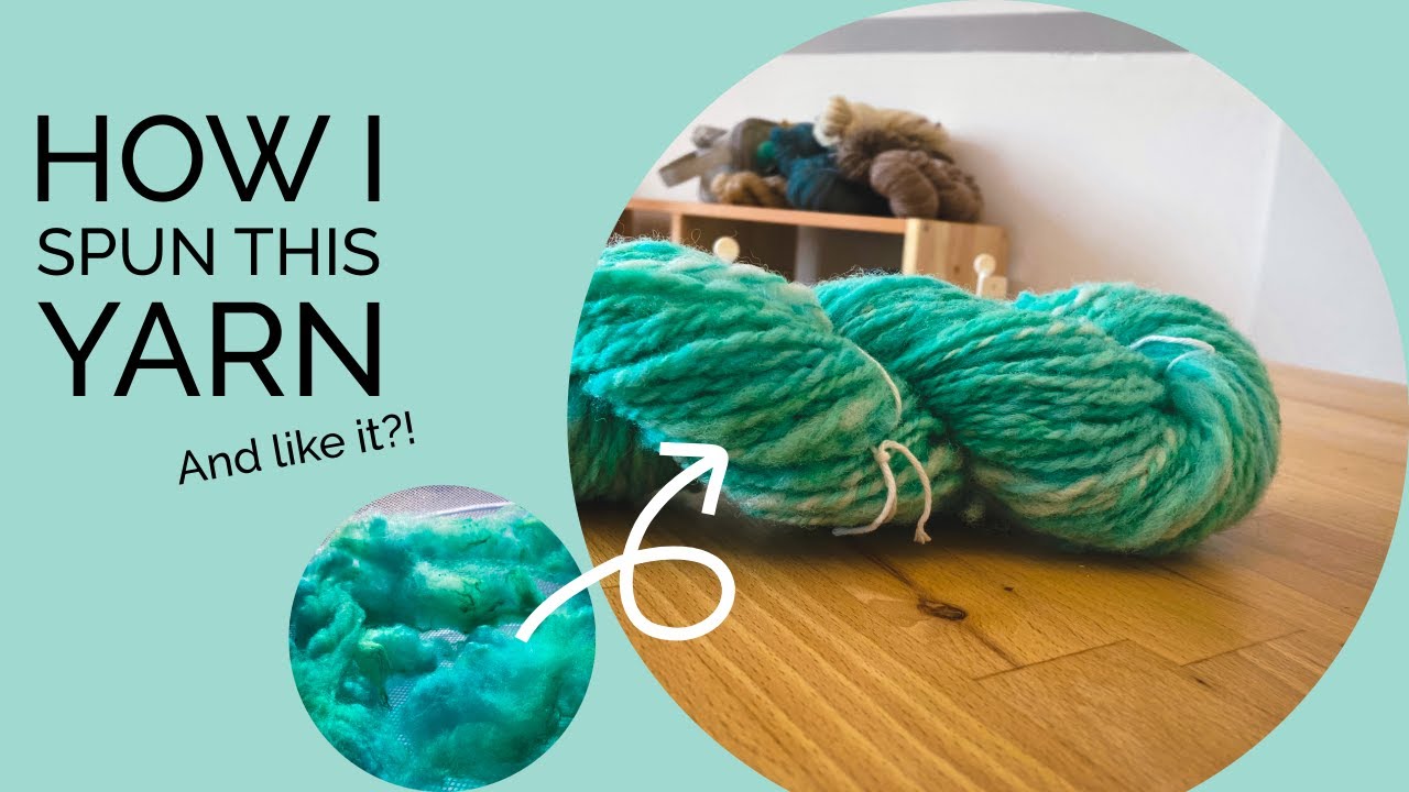 Spinning the Most Chaotic Yarn I've Ever Made