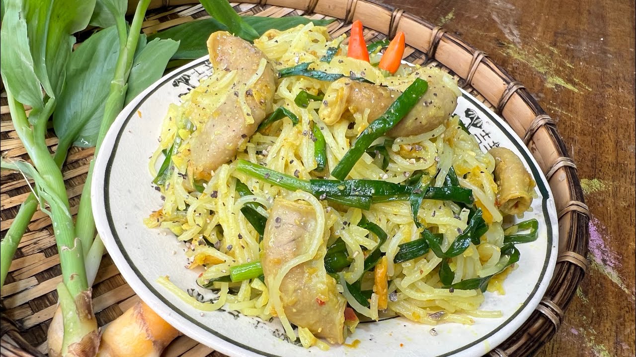 Thử làm bún nghệ và cái kết