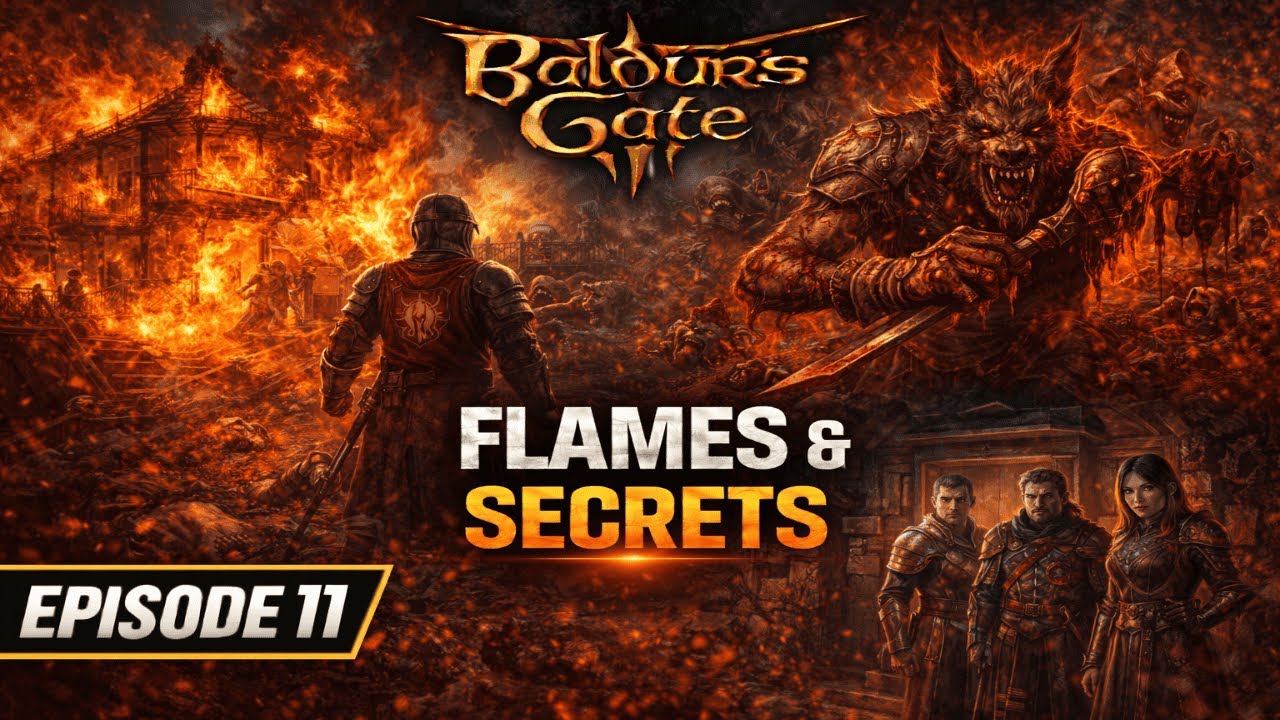 Baldur’s Gate 3 4K – Episode 11 | Flames of Waukeen’s Rest & The Zhentarim Plot