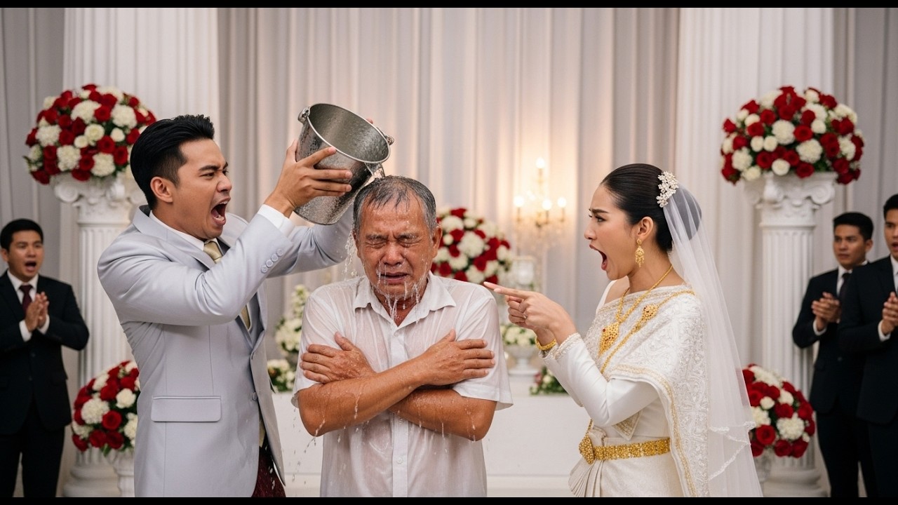 พ่อแม่บ้านนอกถูกสาดน้ำไล่งานวิวาห์พันล้าน ไม่รู้ว่านี่คือโทษตายจากประธานอำนาจ
