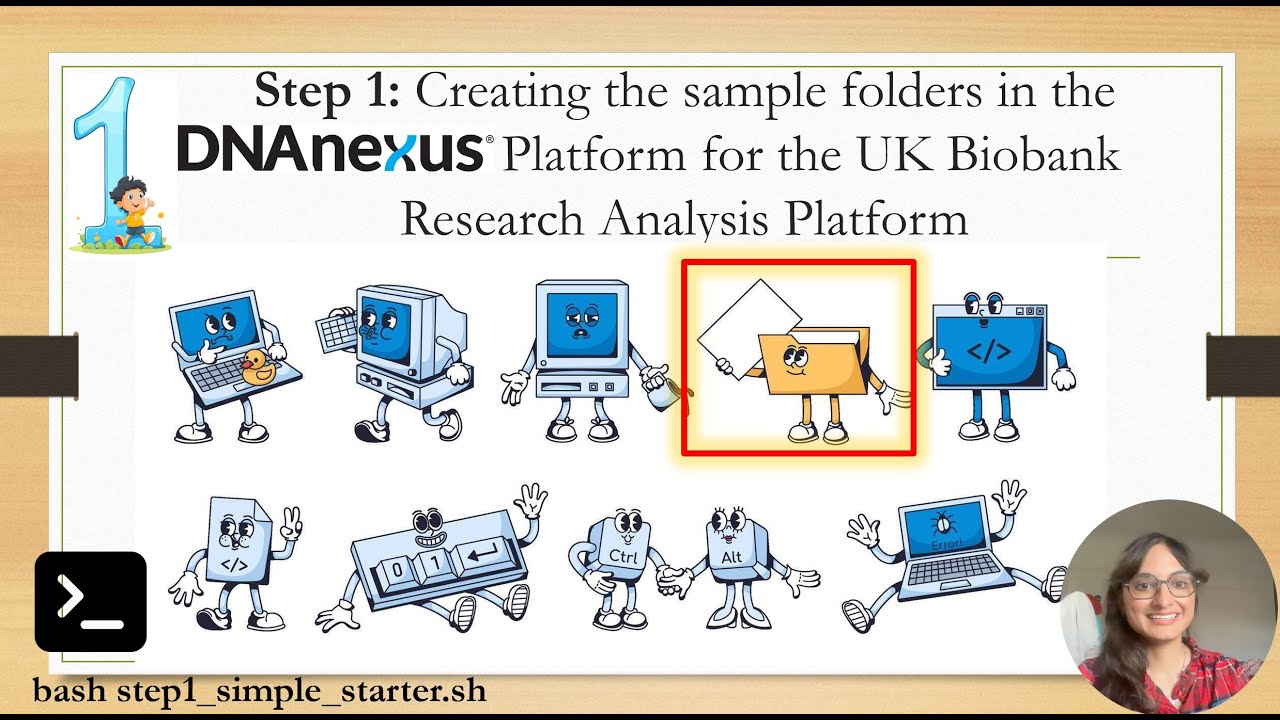 Step 1: Creating sample folders in DNAnexus Research Analysis Platform for the UK Biobank