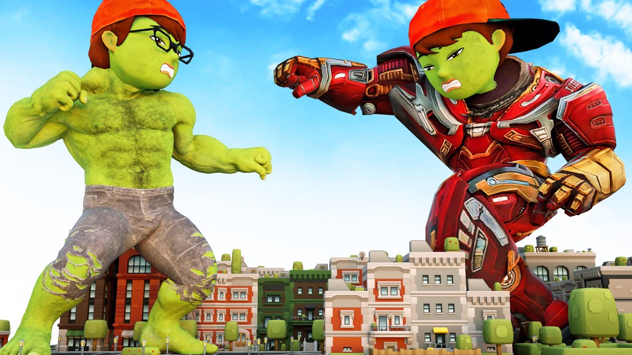 Straszny nauczyciel 3D Superbohater Nick Hulk vs Hulkbuster Najnowsza bitwa #2023