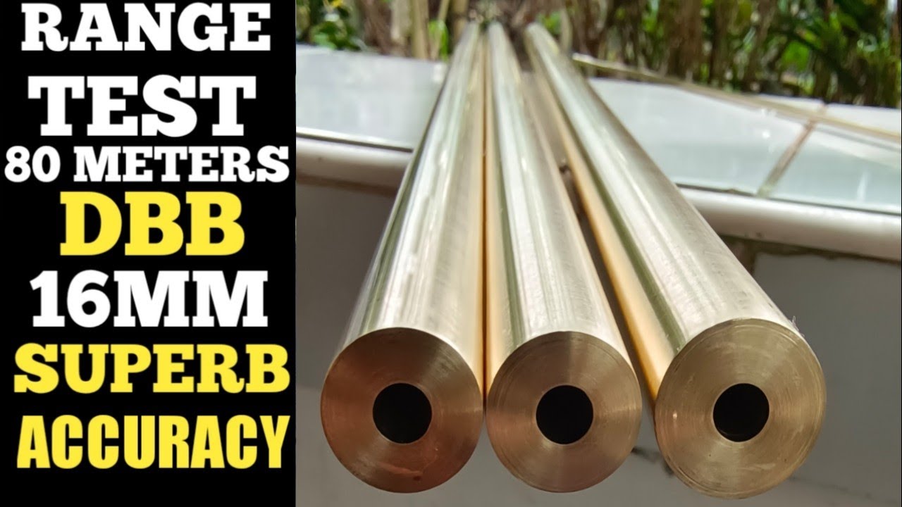 FIRST RANGE TEST @80 METERS NI DBB 16MM WITH SCOPE CAM  DAPAT PARA IWAS BIAS👌