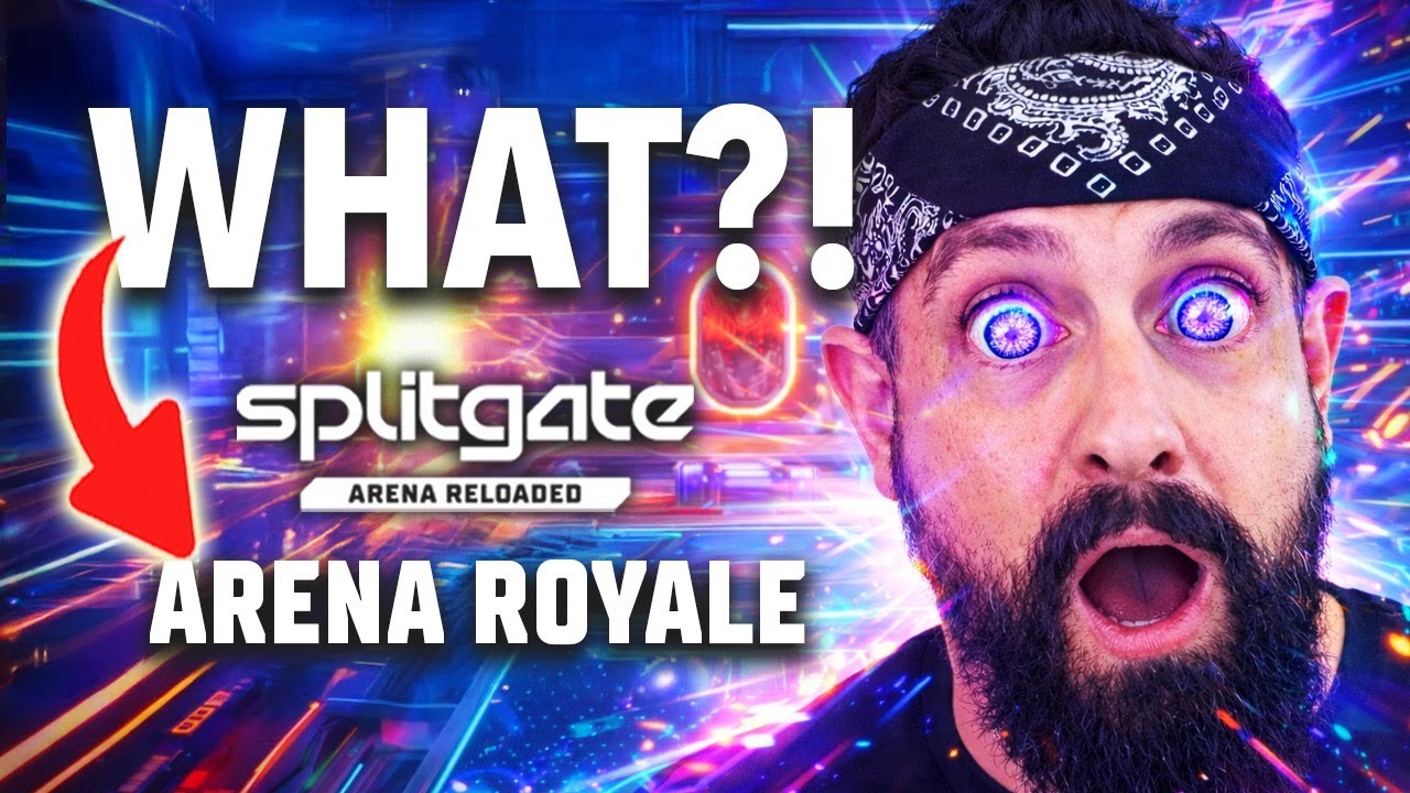 Моя ПЕРВАЯ игра в режиме «Королевская арена» в Splitgate Arena Reloaded!