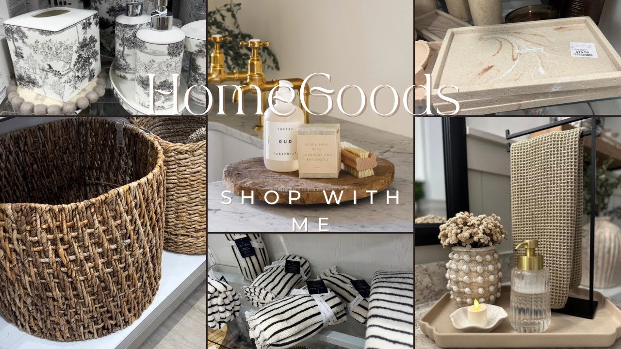 HomeGoods Shop With Me | New Home Decor Shopping | Shopping Bathroom Decor