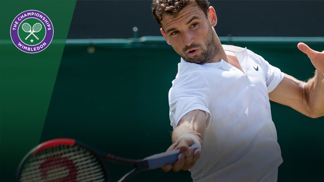 Grigor Dimitrov v Marcos Baghdatis highlights - Wimbledon 2017 second round
