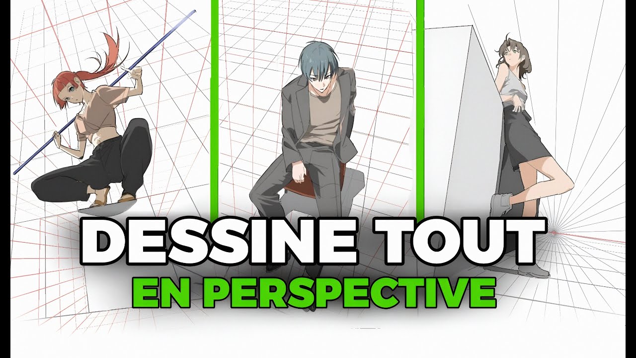 Voici comment TOUT dessiner en perspective facilement [Vraiment tout]