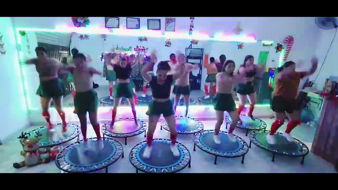 Coreo navideña jumping 