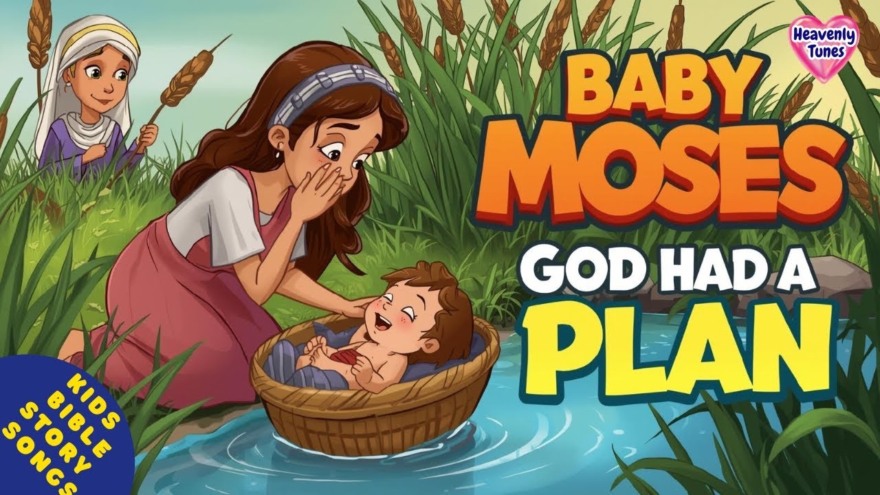Baby Moses Story Song | Kids Bible Song | God Had a Plan Christmas Holiday song | Sunday School Song