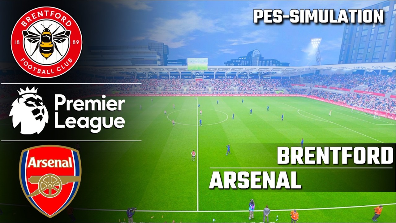 Brentford vs Arsenal - English Premier League 2025 | PES 21 Simulation
