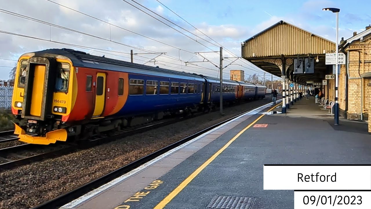 Trains at Retford (09/01/2023)