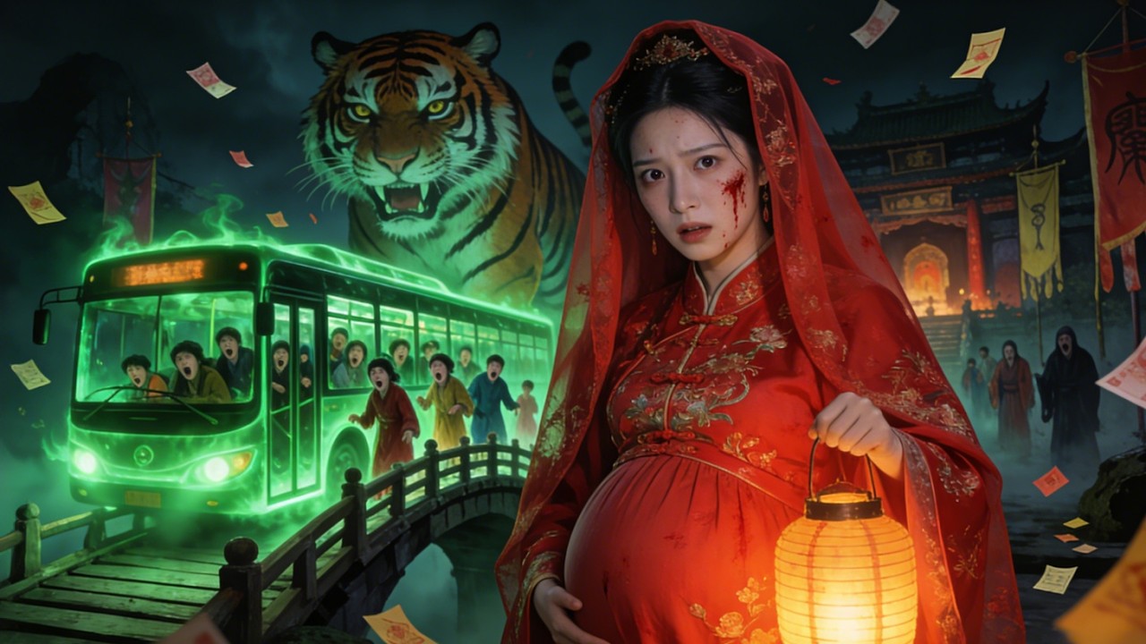 夜車驚魂！她意外懷上「陰陽胎」👶🌙 孩子未出生就叫媽⋯結局超恐怖😨 #短劇 #短劇全集 #短劇推薦
