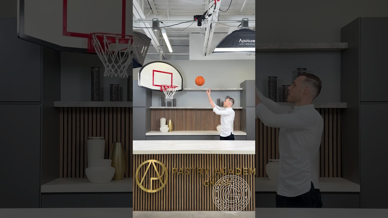 Chocolate Basketball! 🏀 Nothing but net&hellip; and chocolate! #amauryguichon #chocolate #basketball