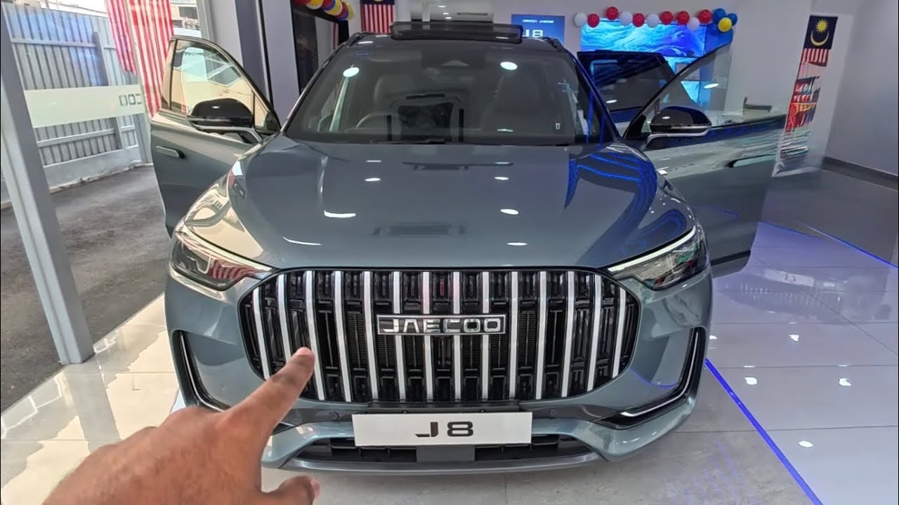 POV! JAECOO J8 AWD in Olive Grey & Leather Black | 6 Seater 
