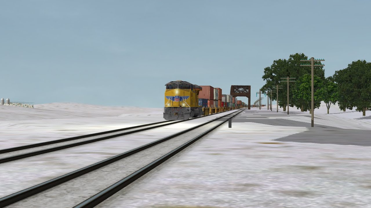 ORTS: Fast UP C45ACCTE #5490 EB ITAG4-01 At Luzerne, IA