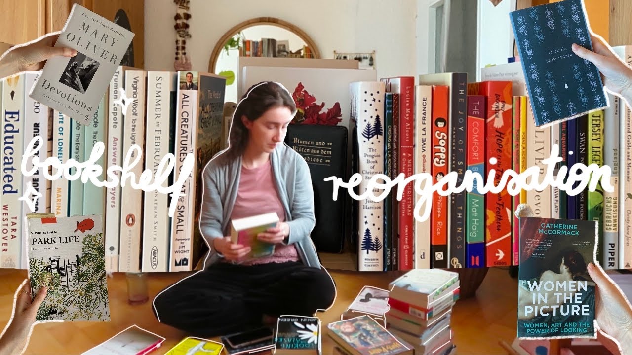 reorganizing my bookshelves, book recs & poetry books | bookshelf