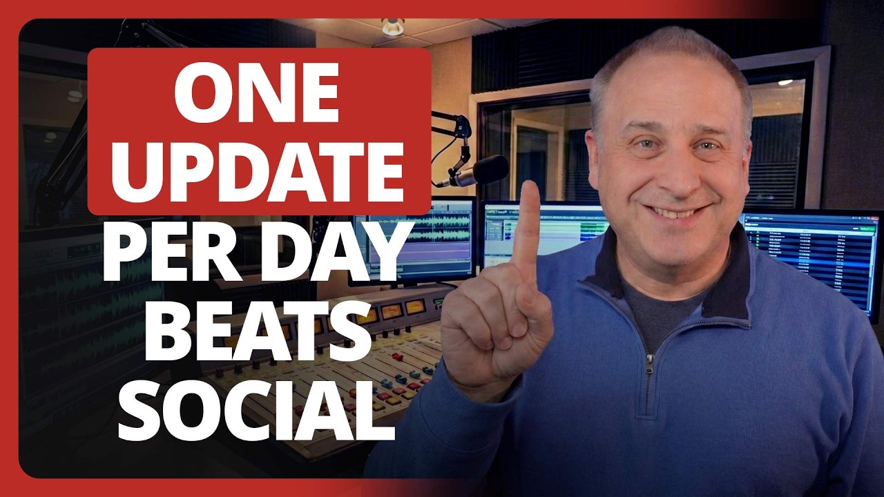 One Local Update per Day Beats Social