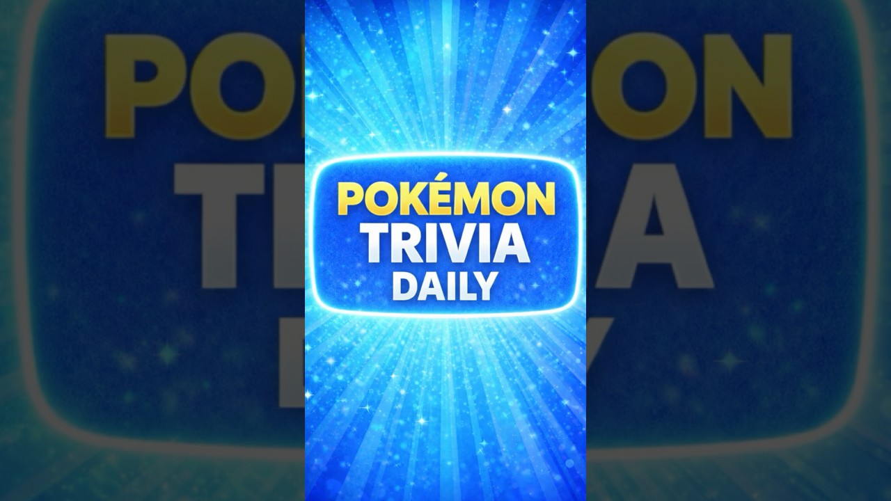 Can you get this Pokémon Trivia Question Right?