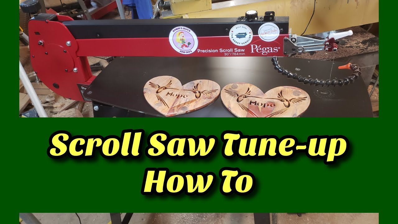 Scroll Saw Tune-up How To - New Pegas Scroll Saw