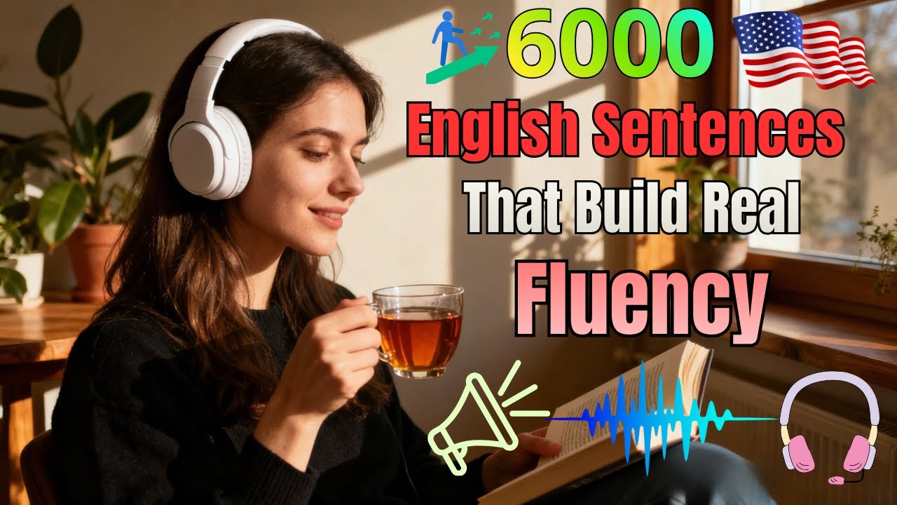 6000 English Sentences That Build Real Fluency | 2-Hour Slow Shadowing