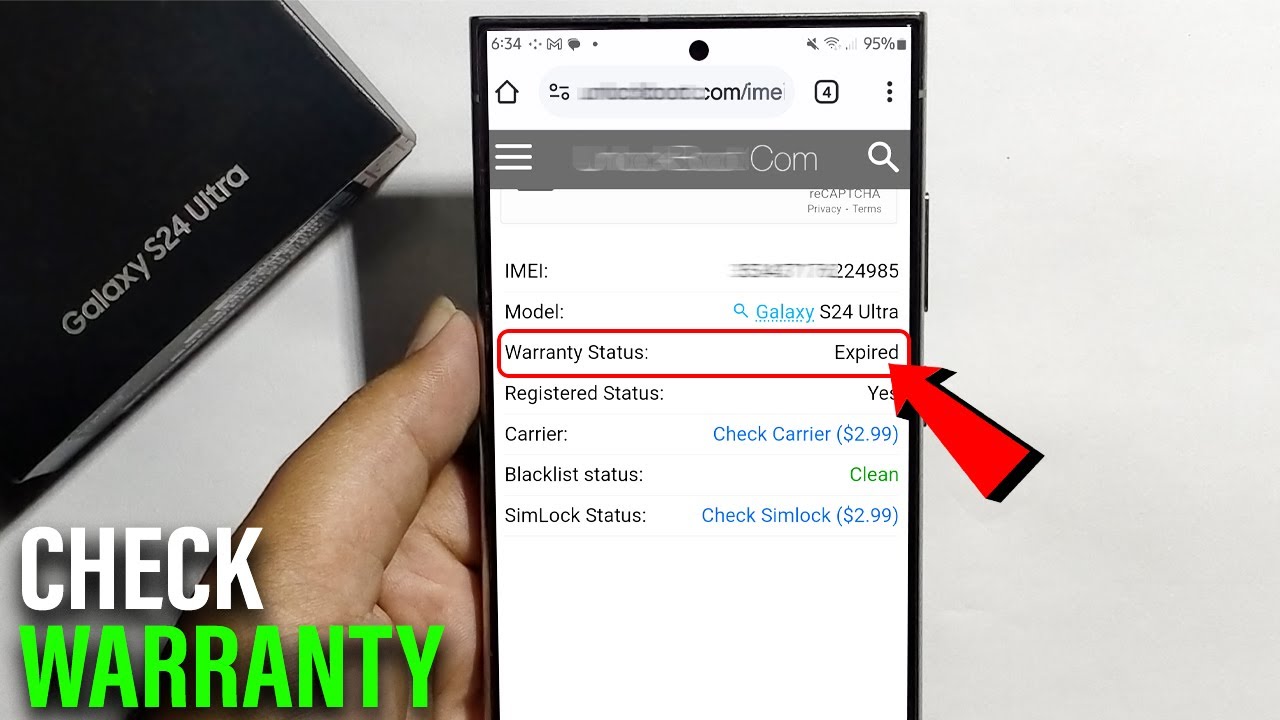 How To Check Warranty On Samsung Galaxy S24/S24 +/S24 ultra
