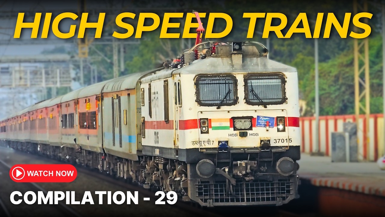Compilation - 29 | High Speed Trains | Superfast Express | Western Railway | Indian Railways
