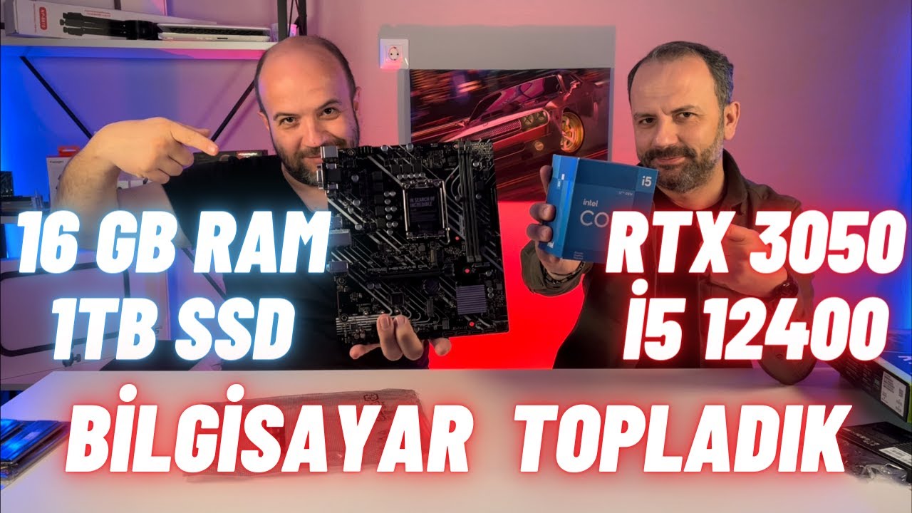 Sıfır Bilgi ile Bilgisayar Toplamak | GEFORCE RTX 3050 | CORE i5 | EXCALIBUR 27” MONİTÖR