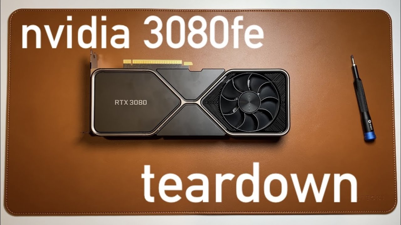 nvidia RTX 3080FE teardown