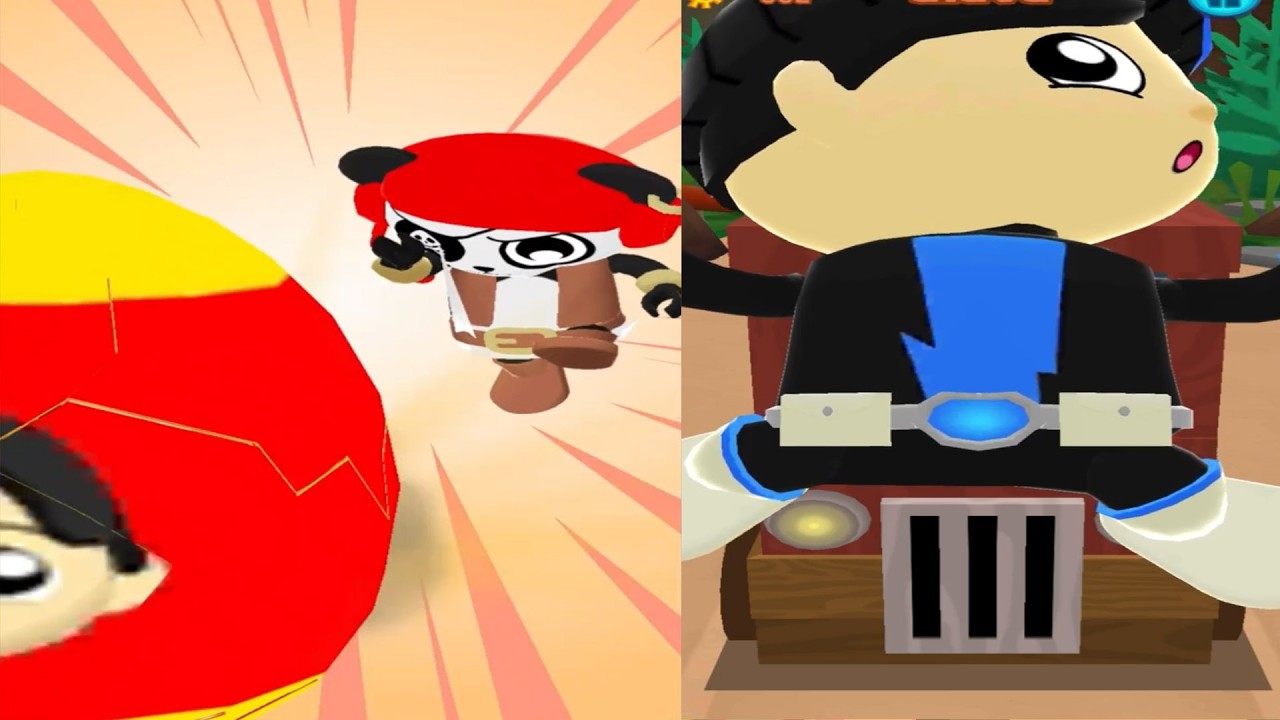 TAG WITH RYAN TRACK STAR RYAN VS CAPN MIDAS WITH BURGER CAR EGG