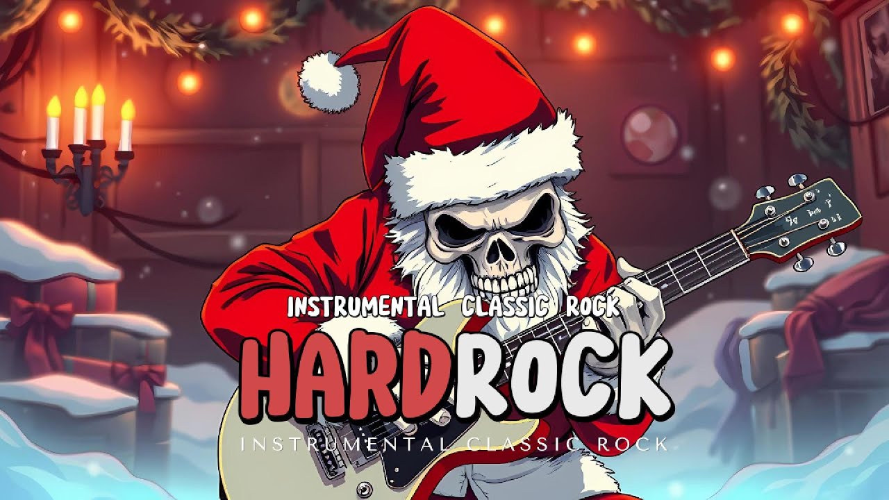 Hard Rock Christmas Instrumentals For Total Festive Domination 🎸💀 Alternative Holiday Playlist