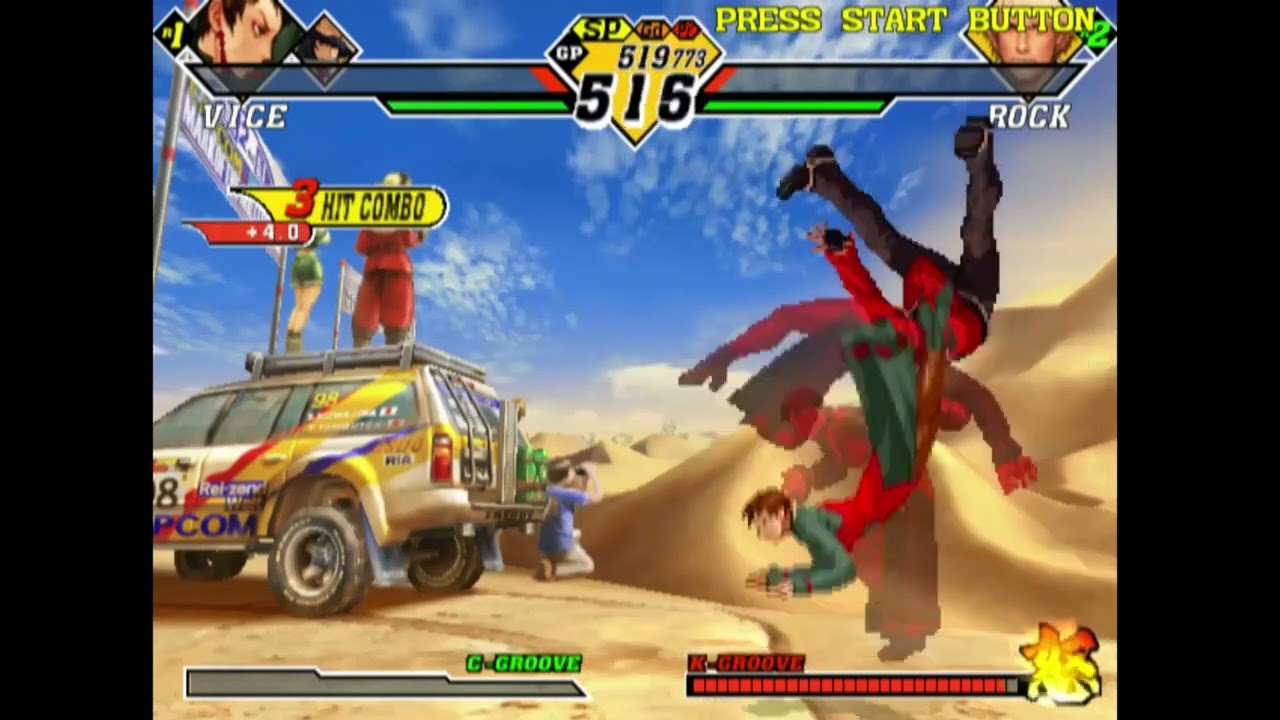 Capcom vs SNK 2: Vice, Nakoruru, and Todo arcade playthrough