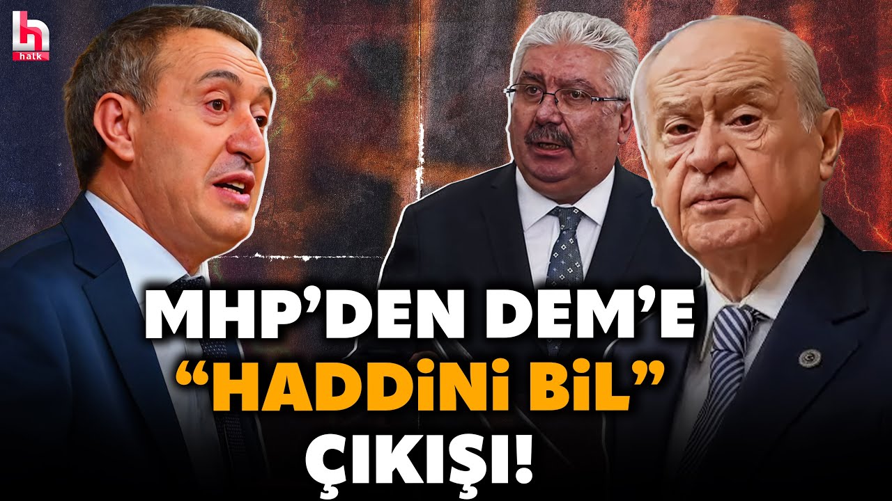 MHP-DEM ARASINDA GERGİNLİK! Bakırhan Bahçeli'ye 'Kuru temizlemeci' demişti.. MHP'den yanıt geldi!