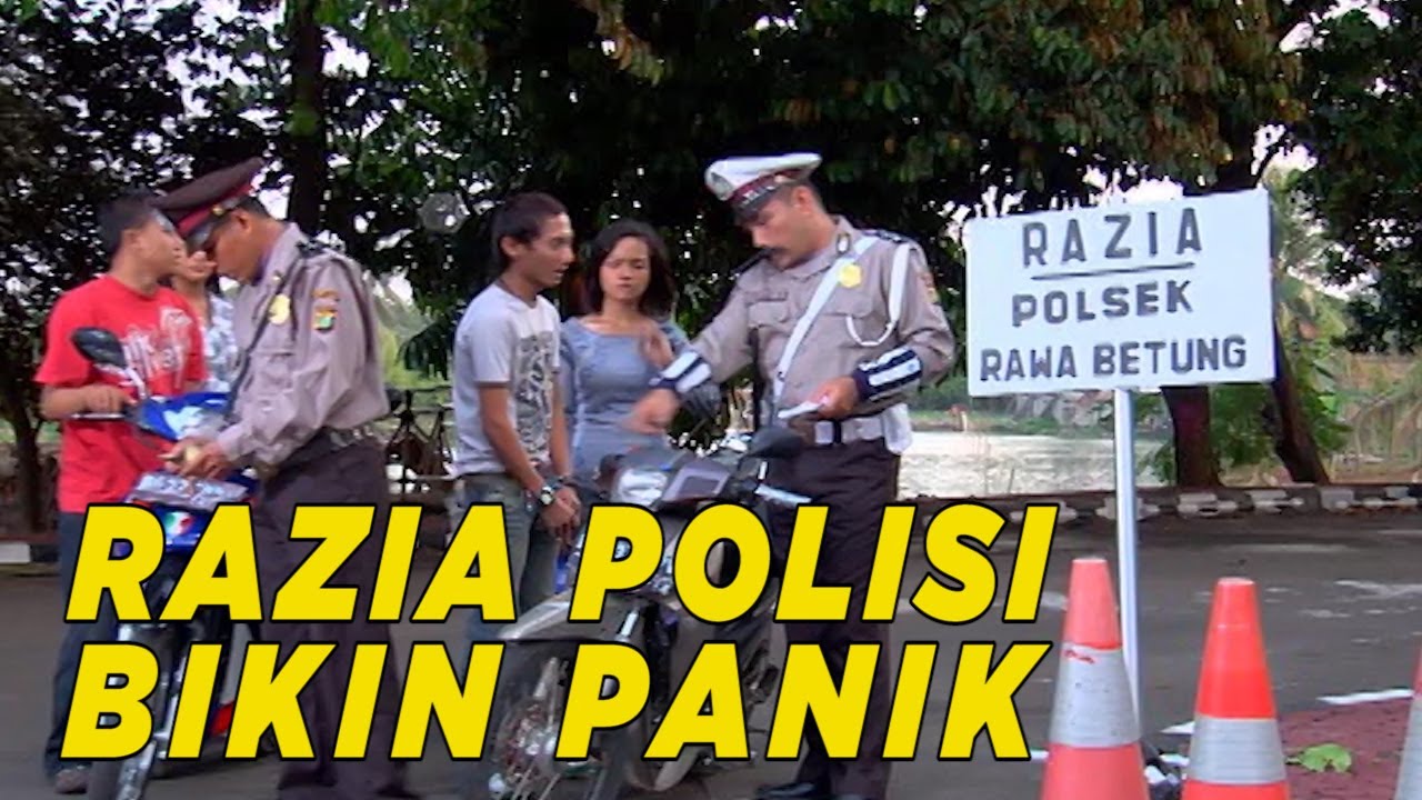 Ada razia pengendara ini nekat melintas | SKETSA