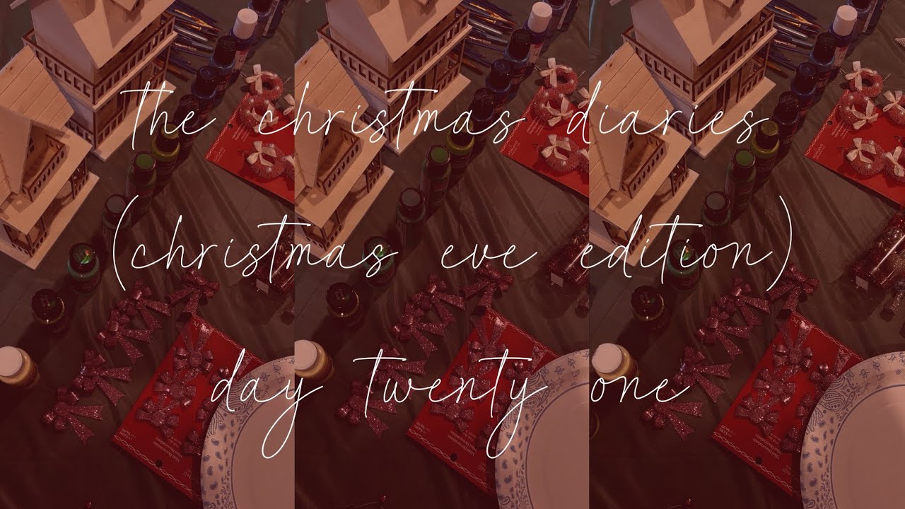the christmas diaries:christmas eve-painting houses with the fam