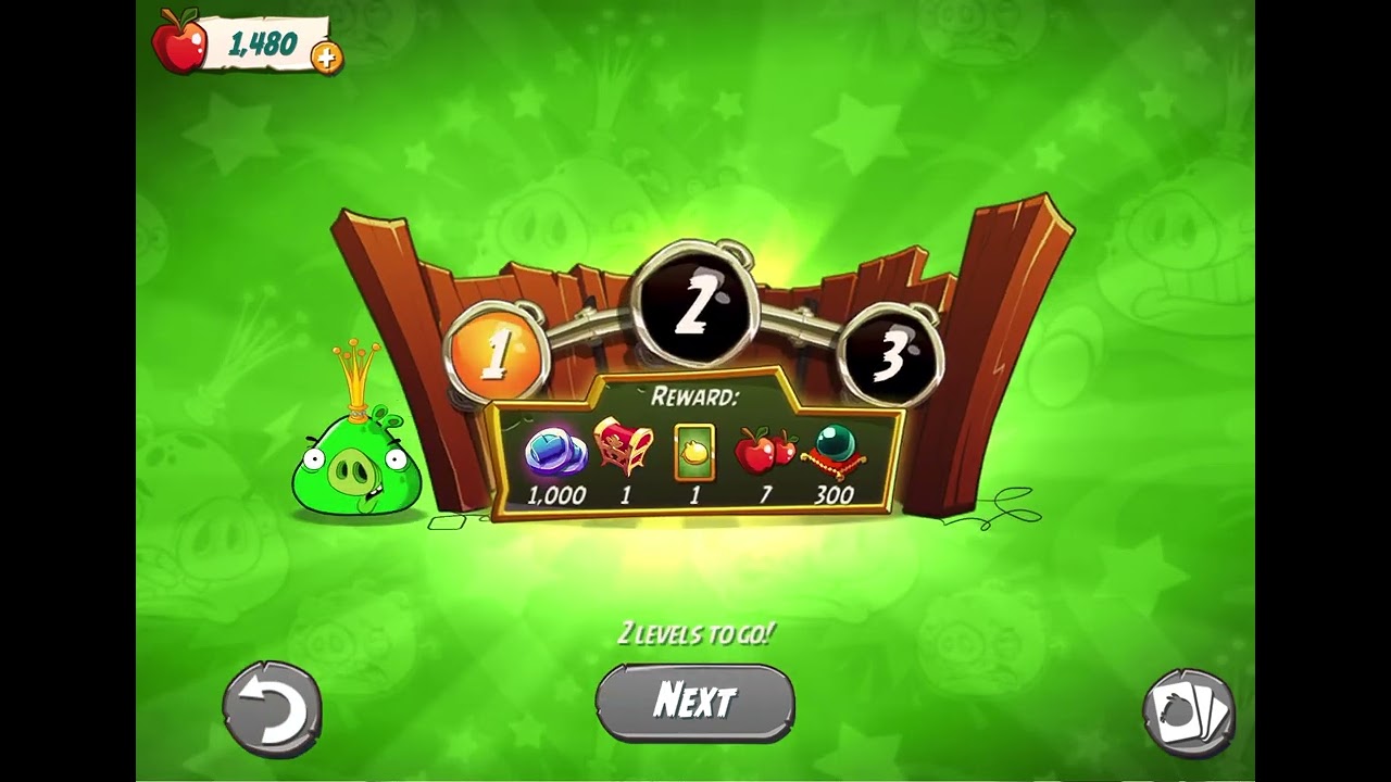 Angry Birds 2 AB2 King Pig Panic - 2026/02/08 for extra Leonard card