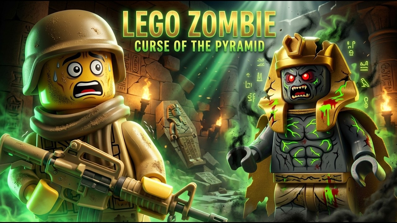 Zombie Rampage: Curse Of The Pyramid EP 30 | LEGO Zombie 3D Animation