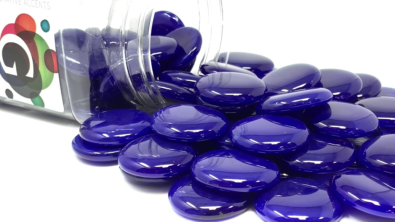 Gemnique Large Glass Gems - Sapphire Blue Opaque (48 oz.)
