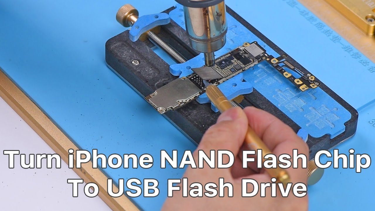 Сломанный iPhone РЕВИВИРОВАНИЕ (поверните чип флэш-памяти NAND к USB флэш-накопителю)