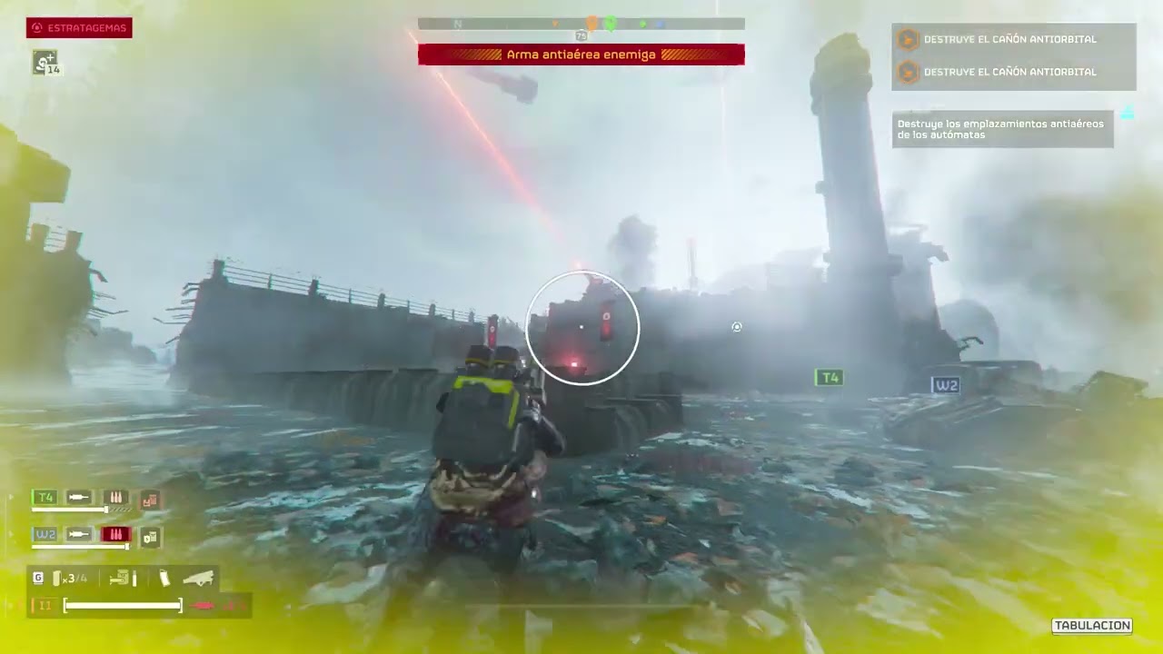 HELLDIVERS 2 BATALLA EN CYBERSTAN Level 8