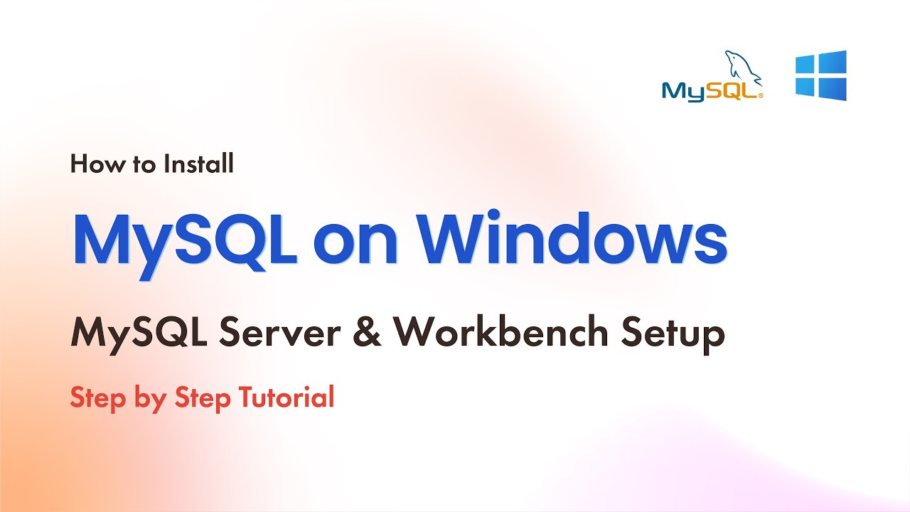 How to Install MySQL on Windows (Step-by-Step) | MySQL Server & Workbench Setup Tutorial