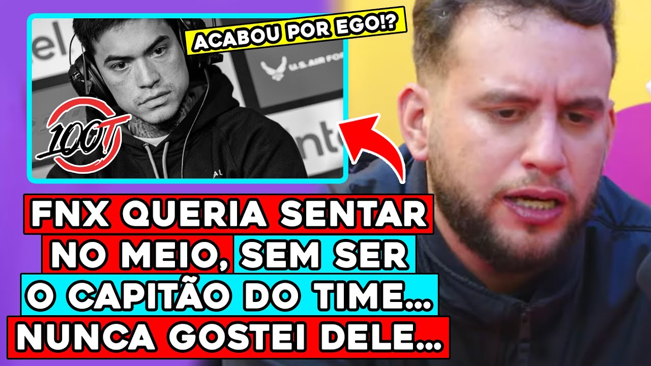📢 KNG SURPREENDE AO REVELAR DETALHES SOBRE TRETA COM FNX E FIM DA 100THIEVES: 