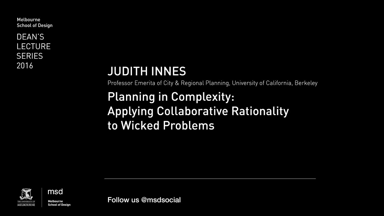 Dean's Lecture Series 2016 - Judith Innes