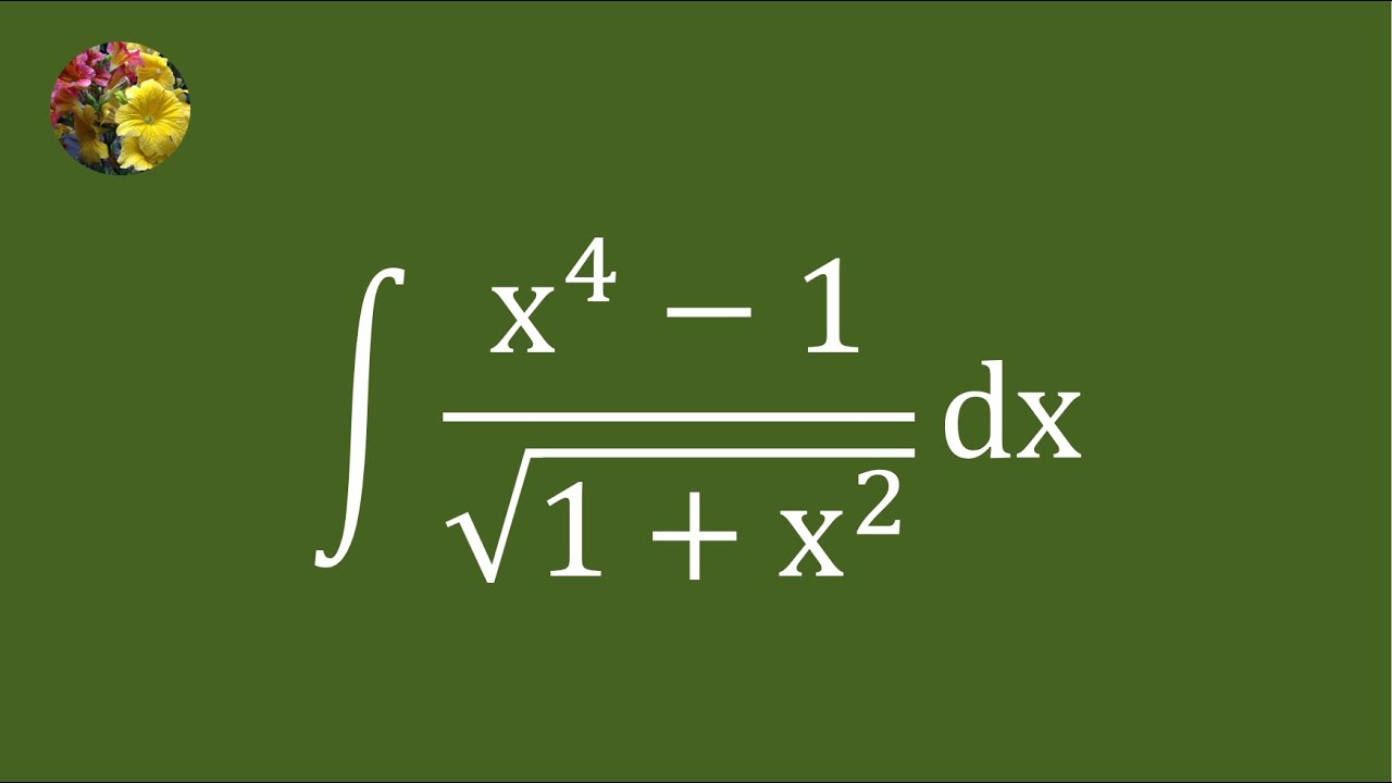 Solving Indefinite Integrals with Basic Techniques