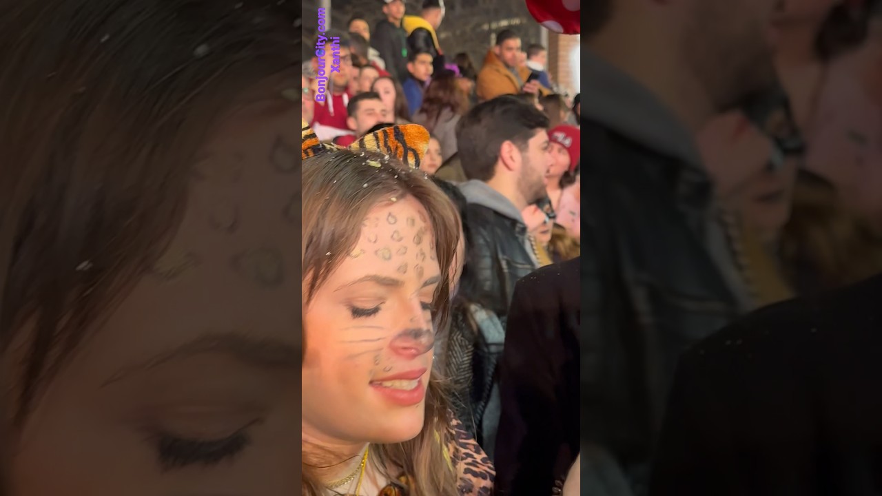 Xanthi, confident makeup for carnival. #shorts #viral #greece