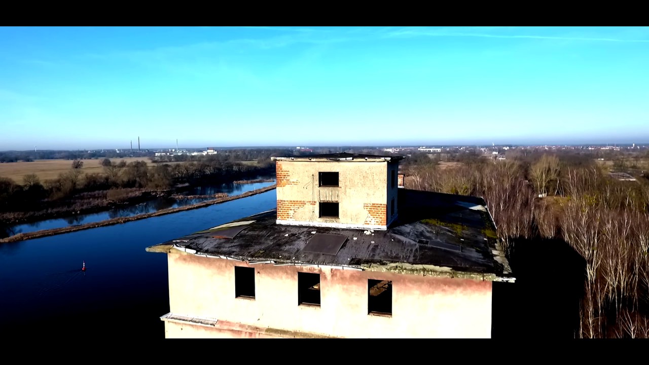 Views in winter - Dessau Wallwitzburg -Phantom 4 DJI