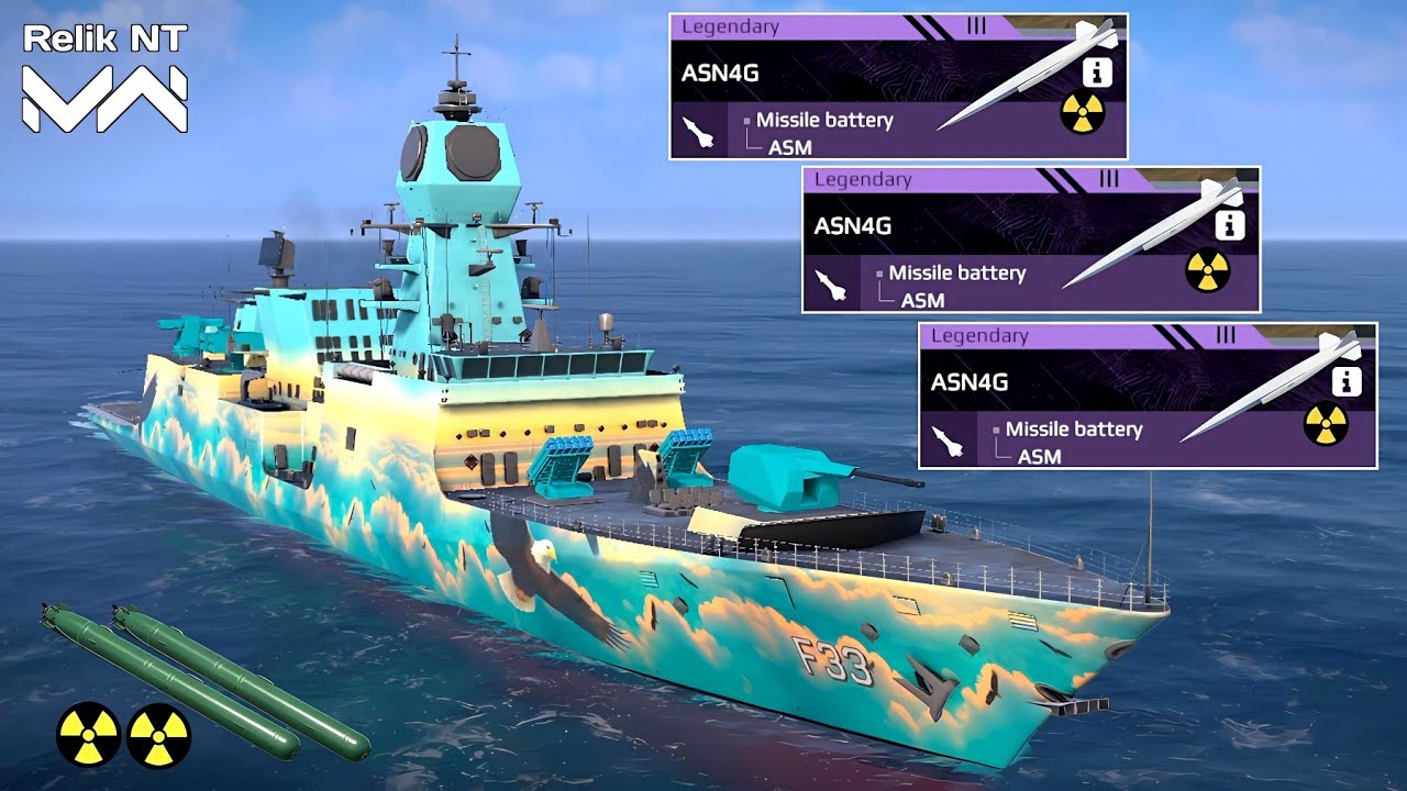 INS Nilgiri (P-17A) With ASN4G And Mark-45 Astor - Modern Warships Gameplay 