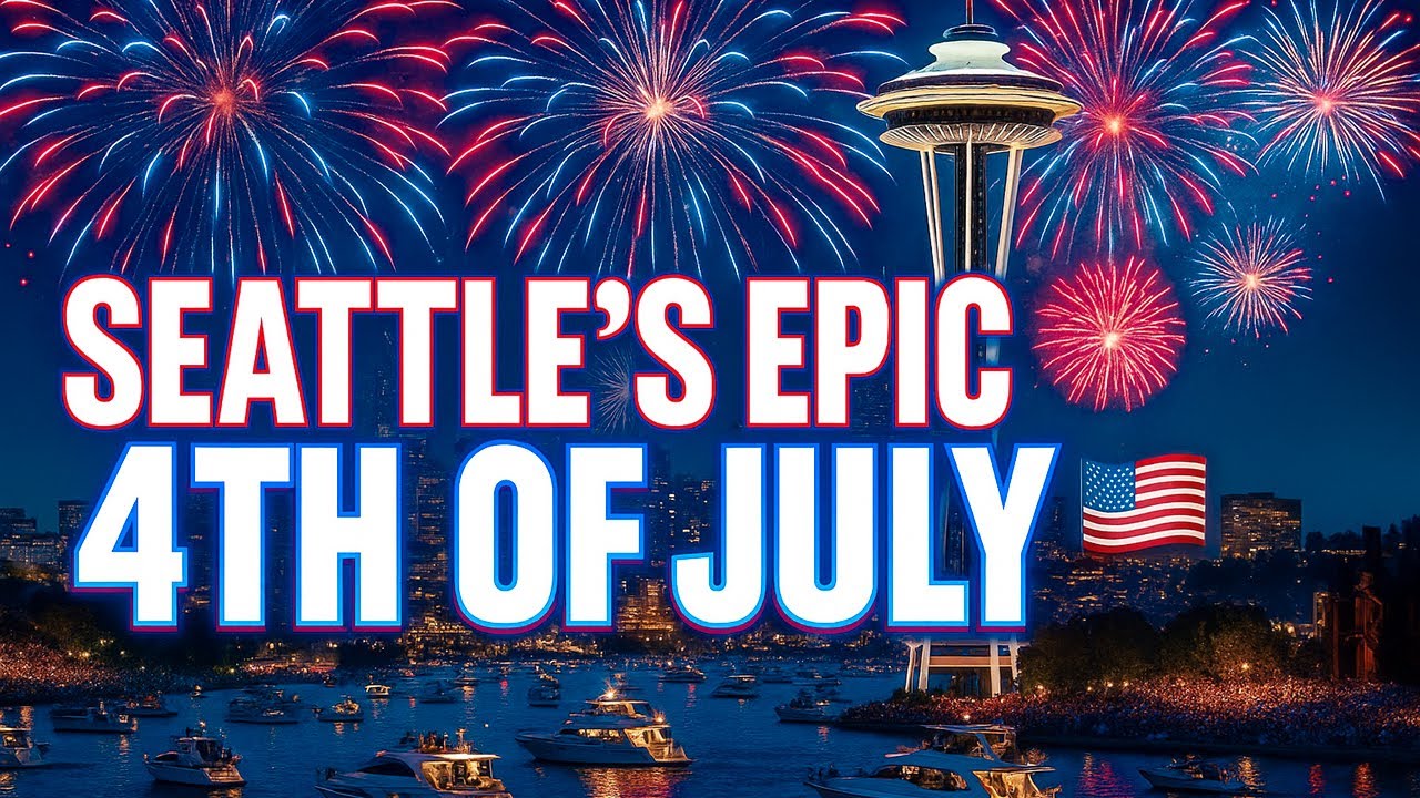Seattle's EPIC 4th of July on Lake Union 🇺🇸 | Fireworks, Yachts & Drone Views!