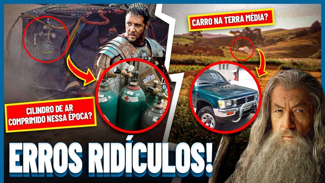 6 Erros INACREDITÁVEIS em Filmes FAMOSOS